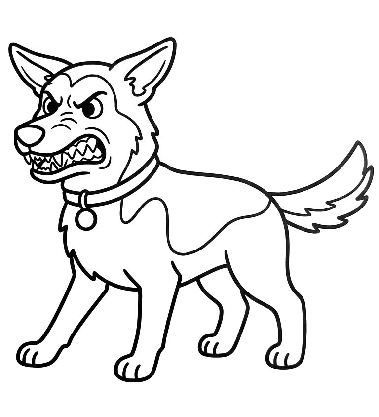 Drawing German Shepherd