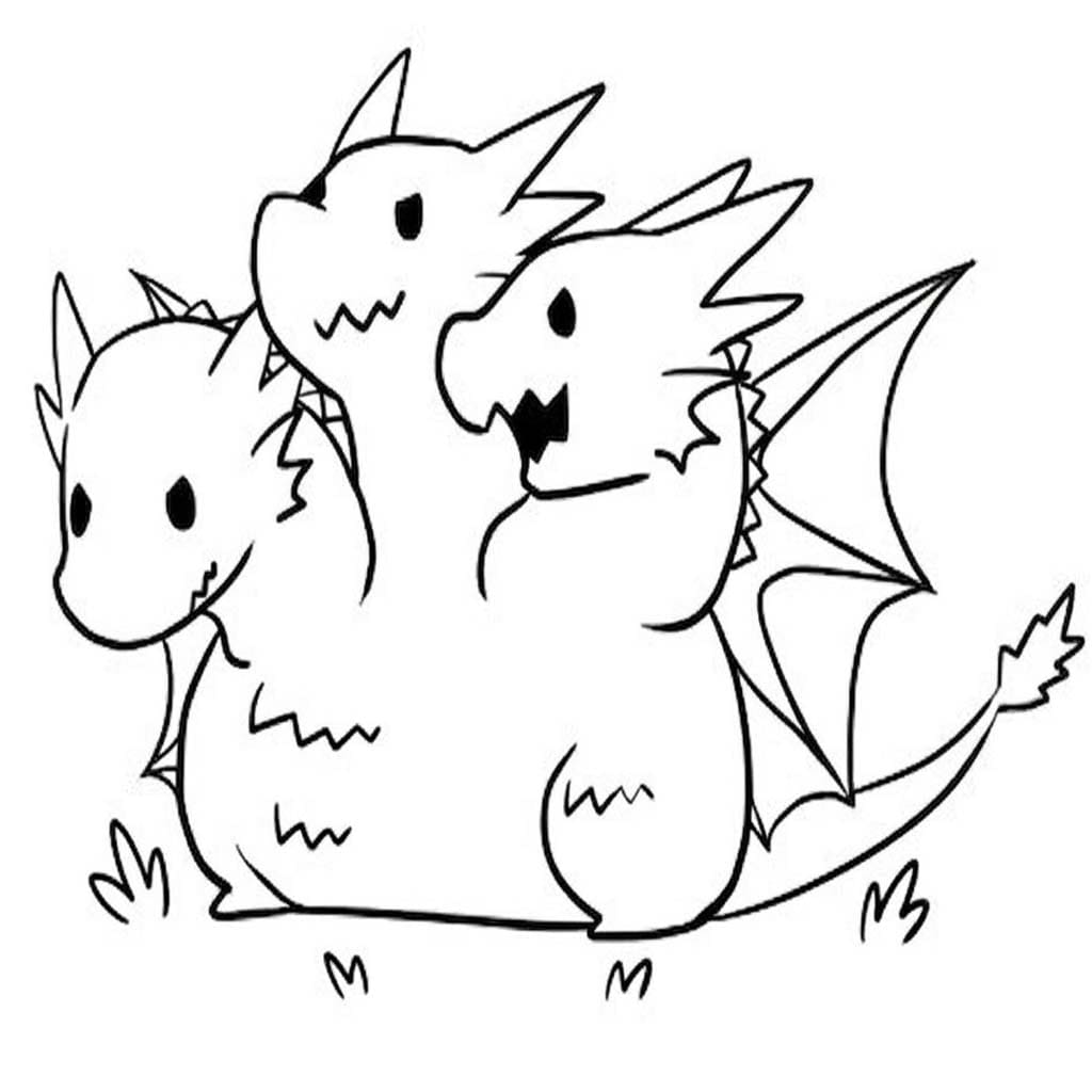 Drawing Ghidorah Free