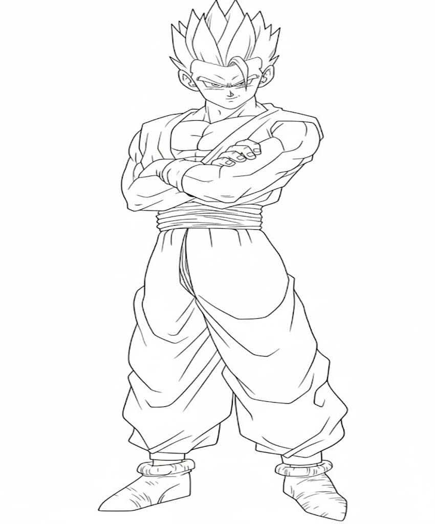 Drawing Gohan