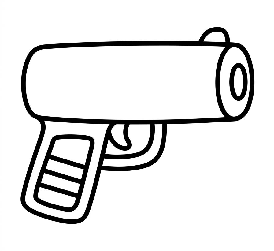 Drawing Gun Simple