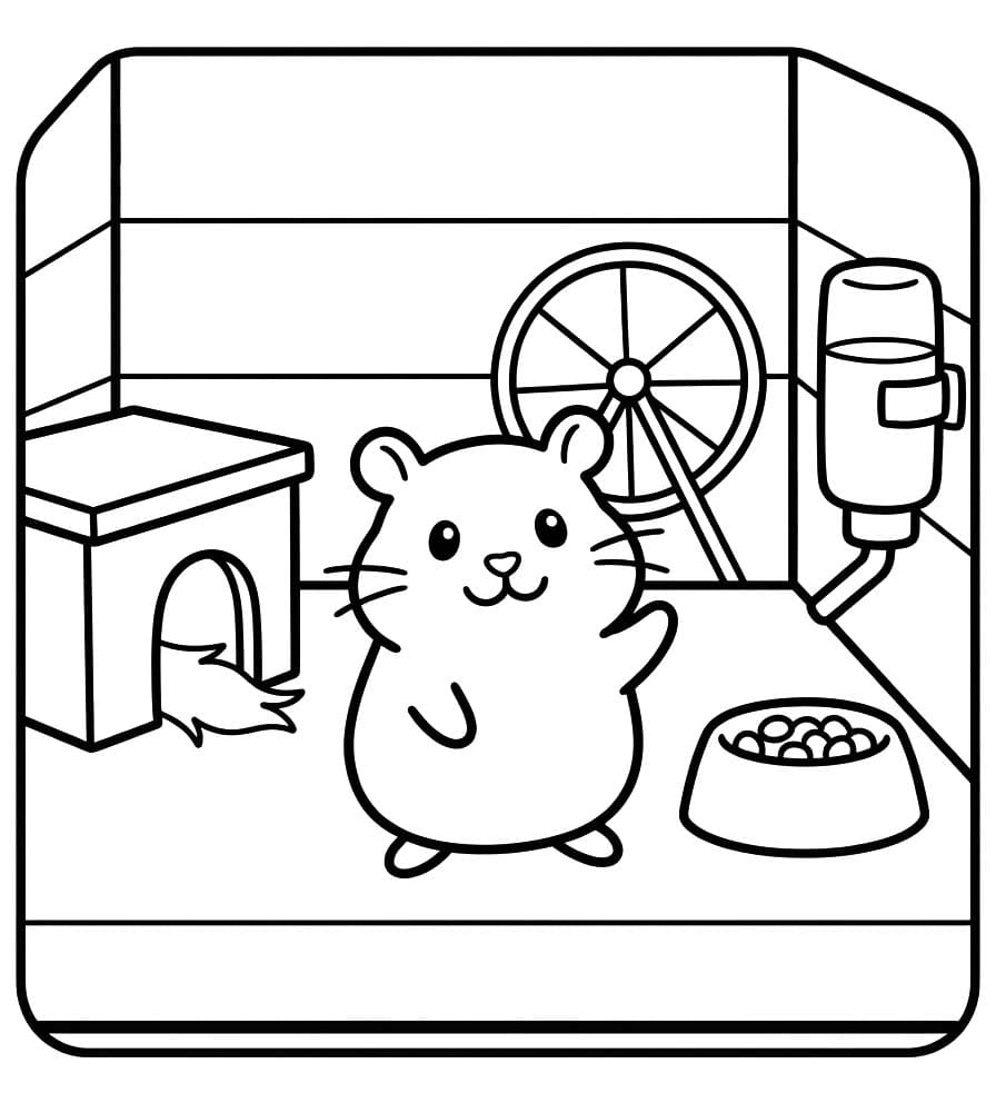Drawing Hamster Easy