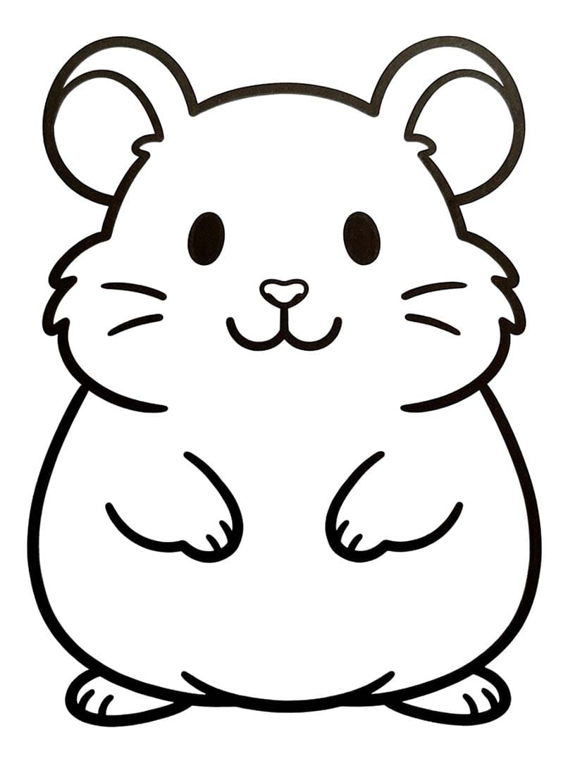 Drawing Hamster Simple