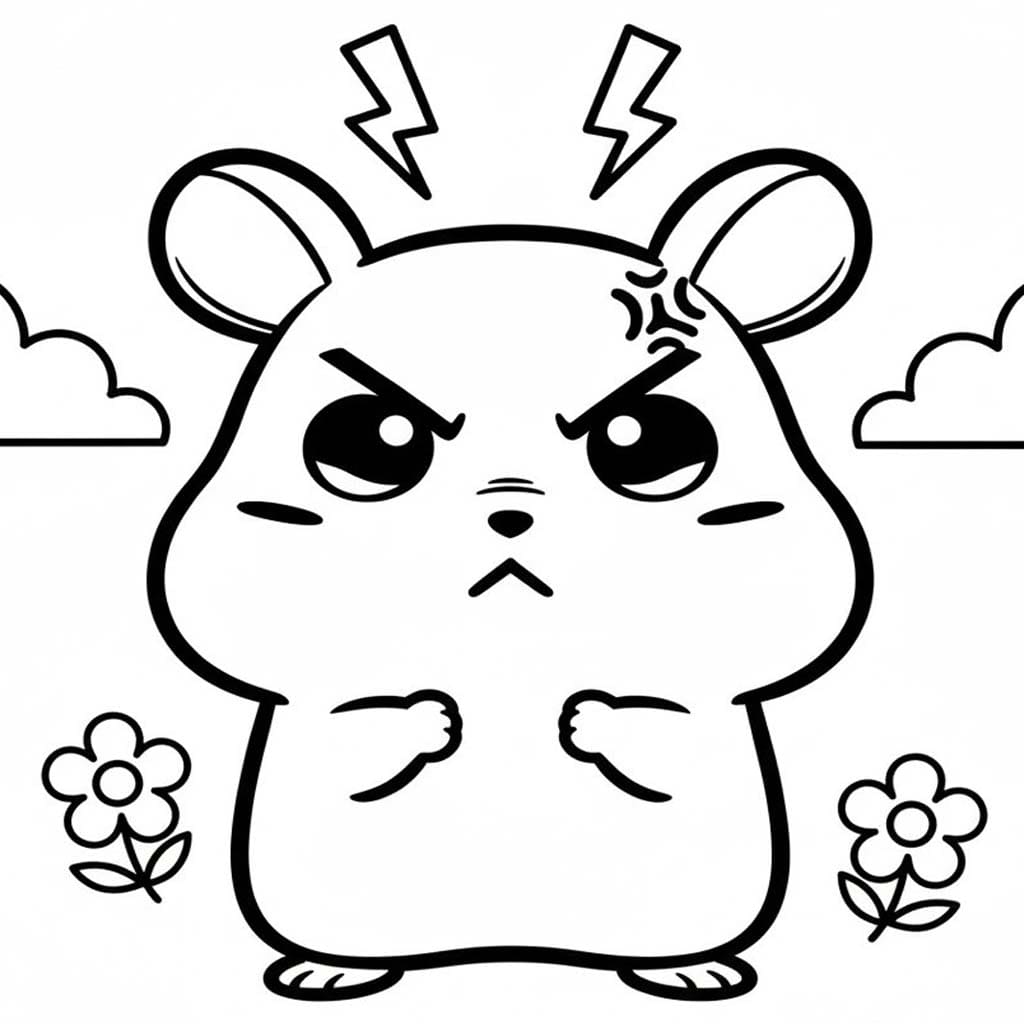 Drawing Hamtaro Printable