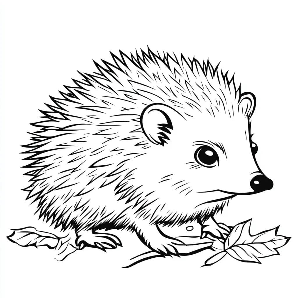 Drawing Hedgehog simple