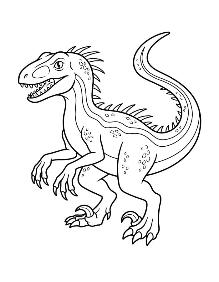 Drawing Indoraptor Free Printable