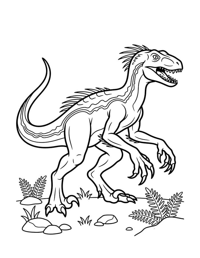 Drawing Indoraptor Free