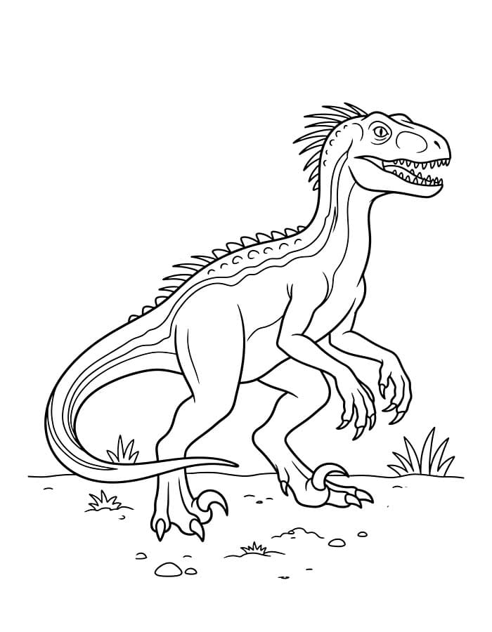 Drawing Indoraptor