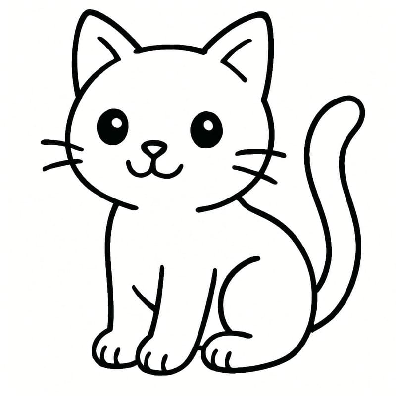 Drawing Kawaii Animal Cat