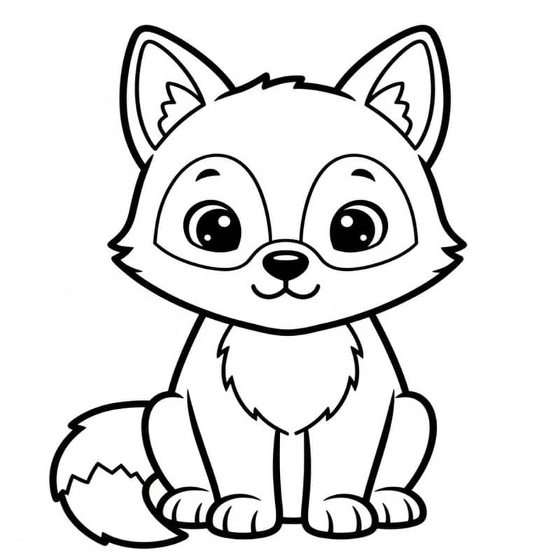 Drawing Kawaii Animal Fox
