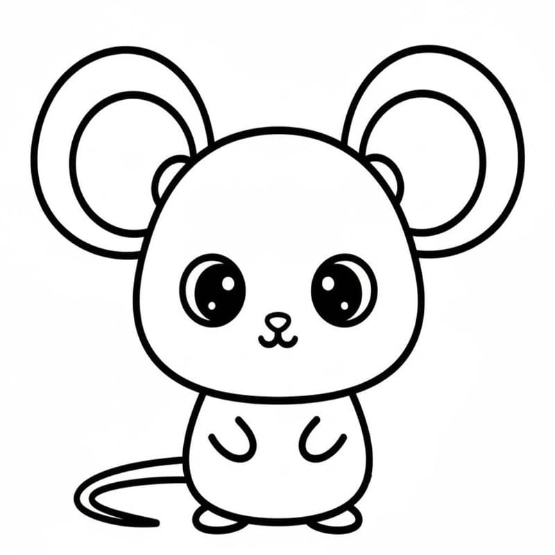 Drawing Kawaii Animal Mouse