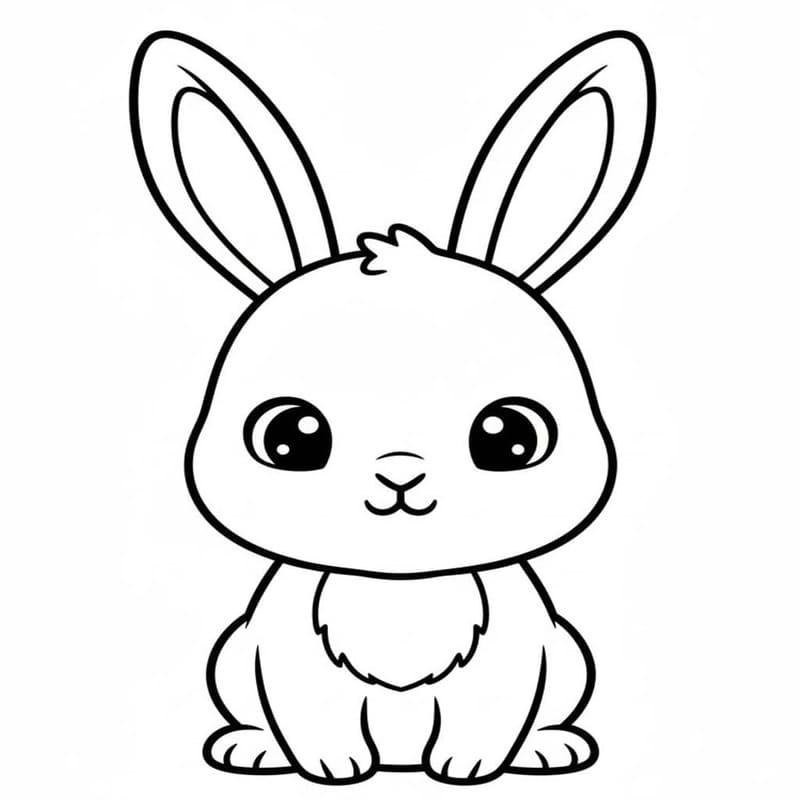 Drawing Kawaii Animal Rabbit