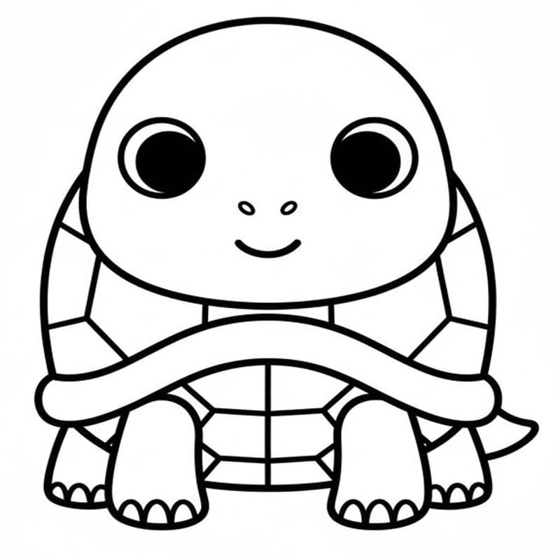 Drawing Kawaii Animal Turtle