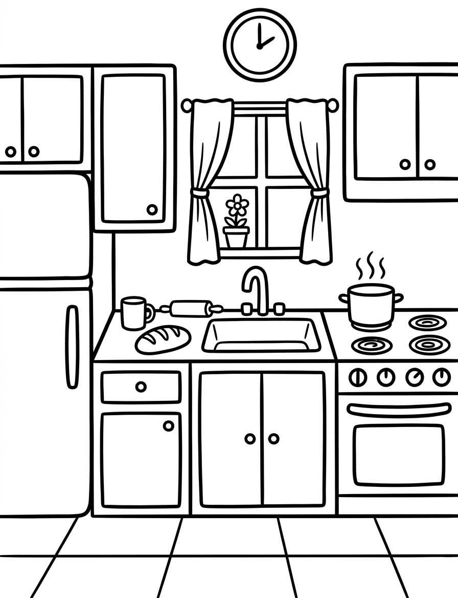 Drawing Kitchen Free