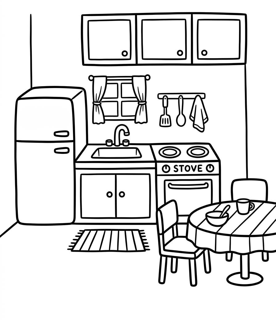 Drawing Kitchen Printable