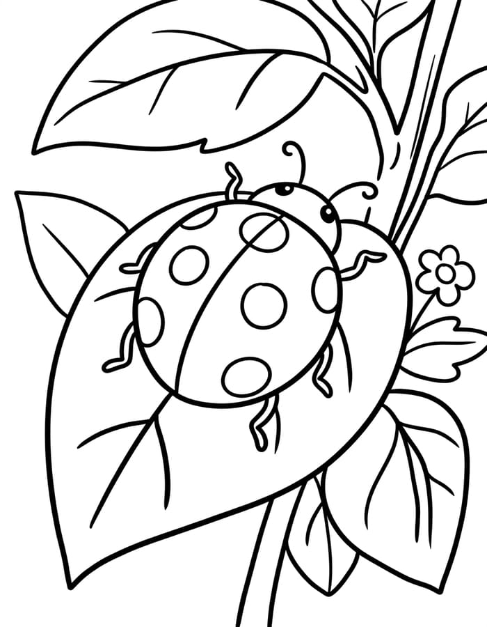 Drawing Ladybug Printable