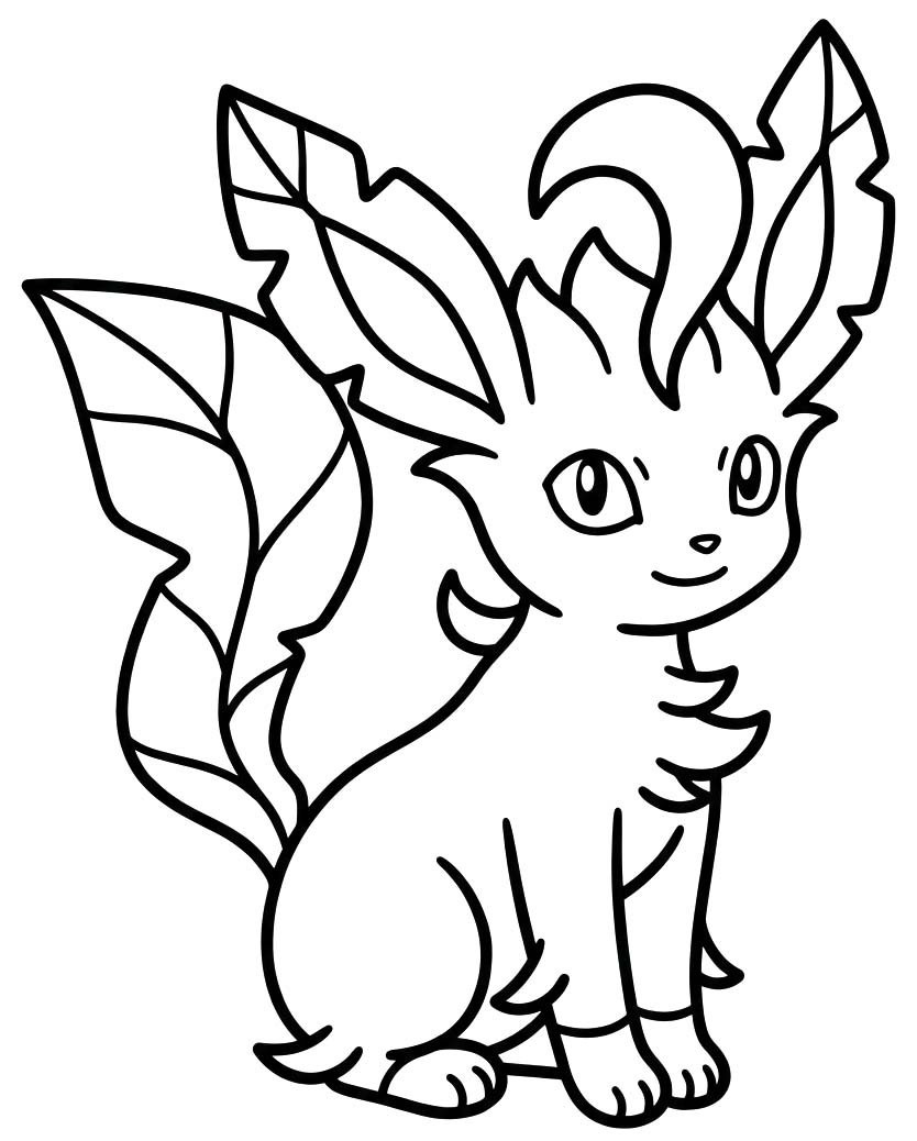 Drawing Leafeon Basic