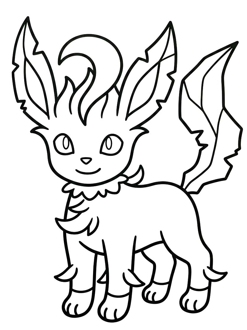 Drawing Leafeon Easy