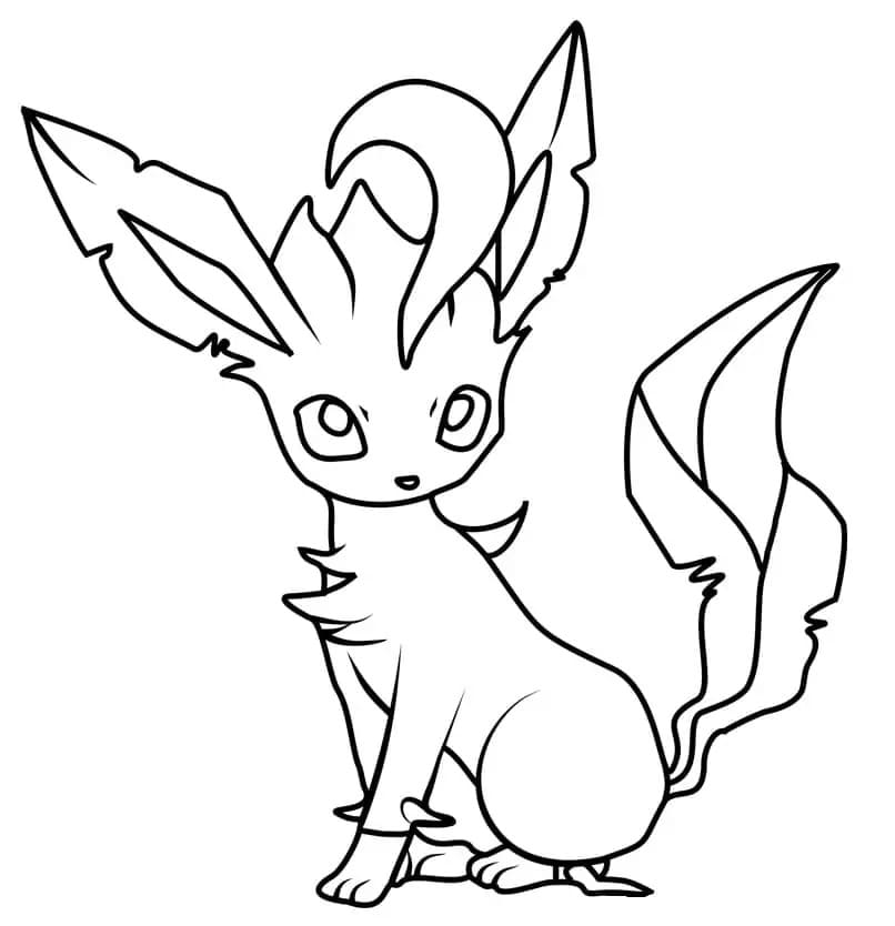 Drawing Leafeon