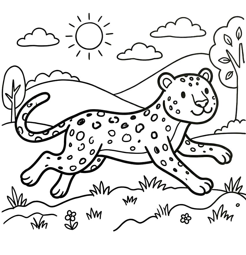 Drawing Leopard Easy