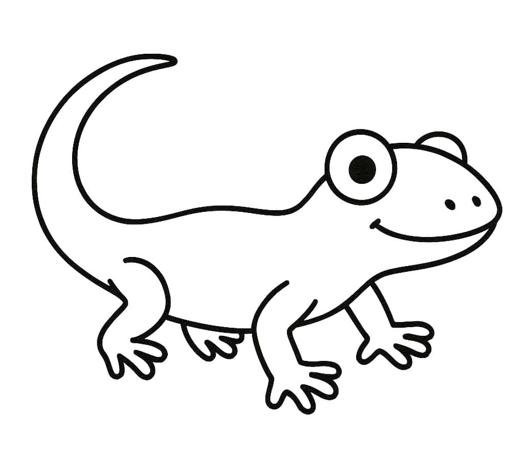 Drawing Lizard Easy