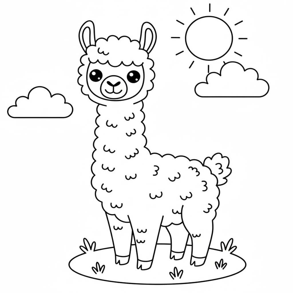 Drawing Llama Free