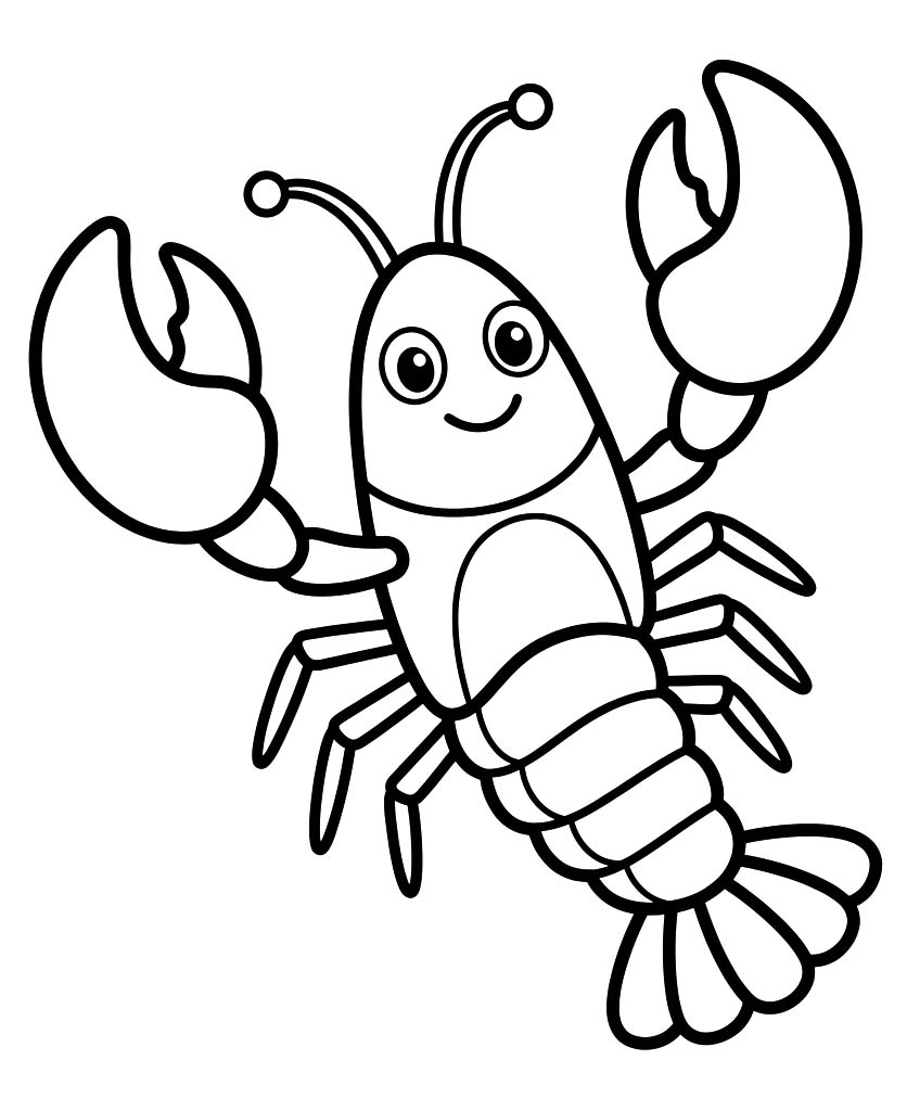 Drawing Lobster Simple