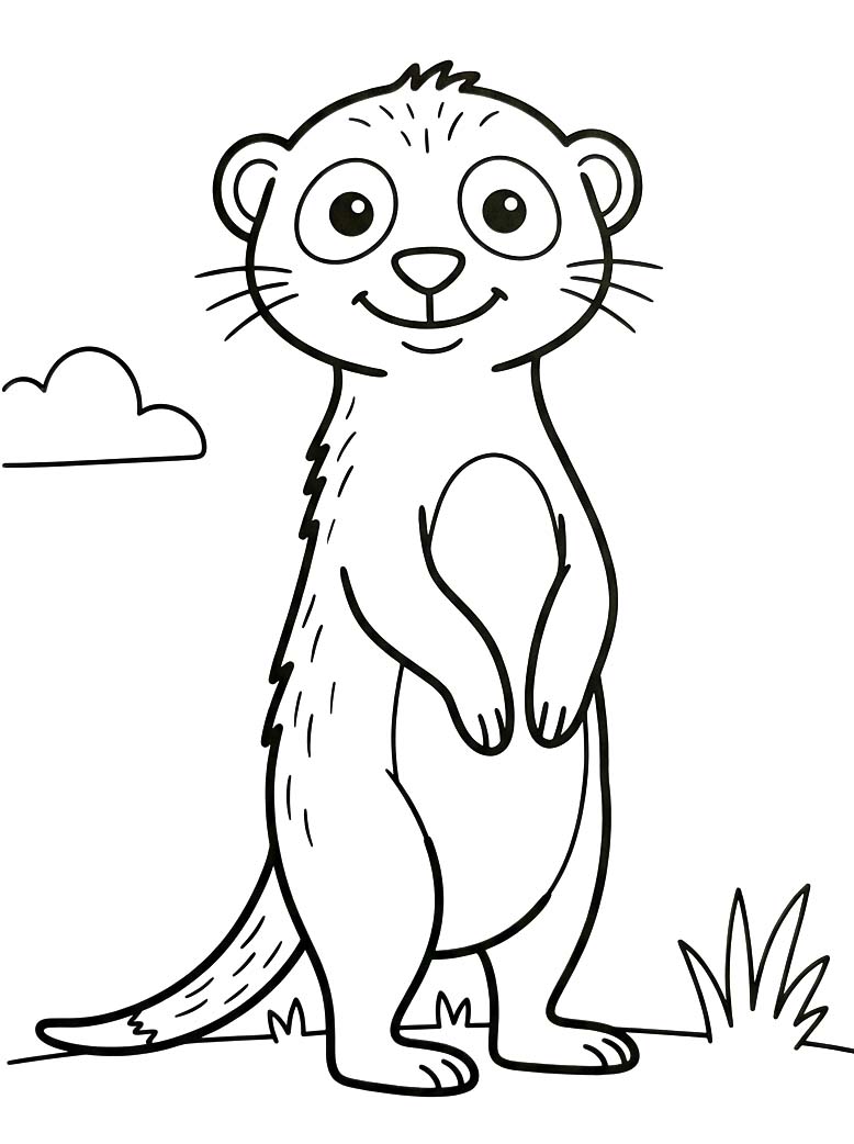 Drawing Meerkat Free
