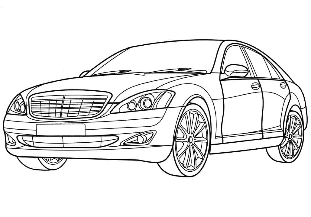 Drawing Mercedes Benz Free