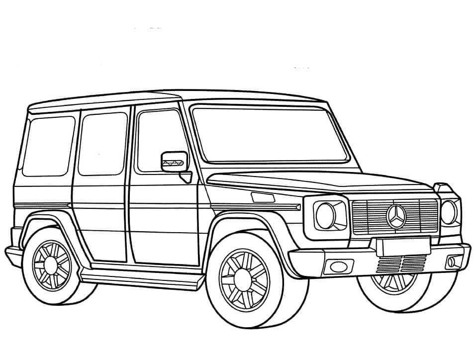 Drawing Mercedes Benz