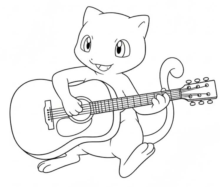 Drawing Mew Easy