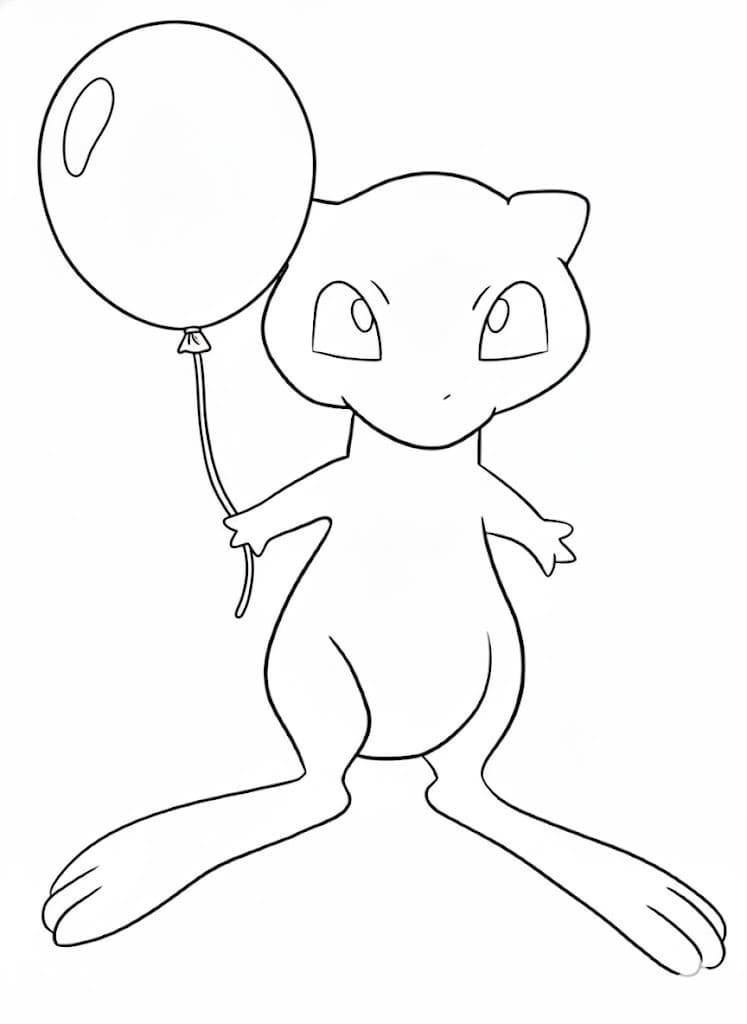 Drawing Mew Free