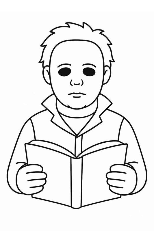 Drawing Michael Myers Free Printable