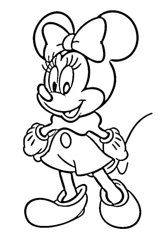 Drawing Minnie Mouse Basic