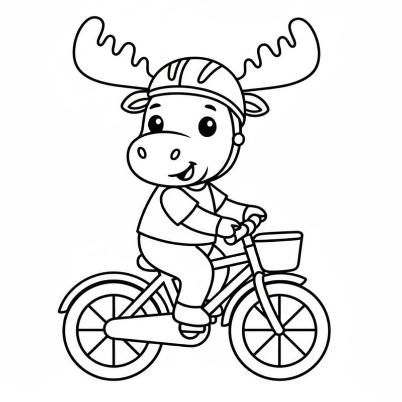 Drawing Moose Easy