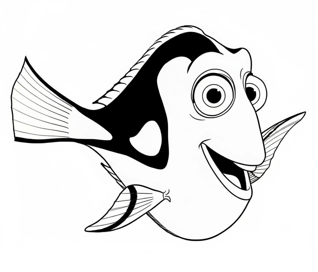 Drawing Nemo Printable