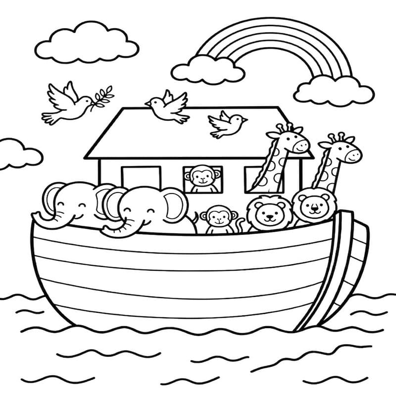 Drawing Noah's Ark Free