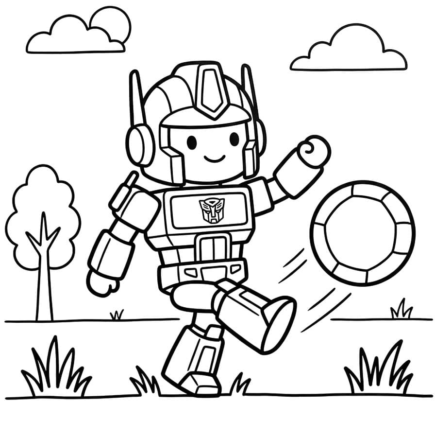 Drawing Optimus Prime Easy