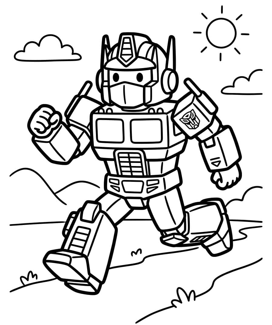 Drawing Optimus Prime Simple