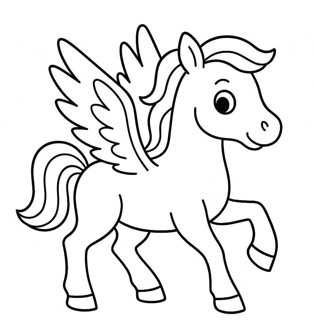Drawing Pegasus easy