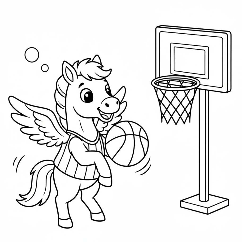 Drawing Pegasus simple