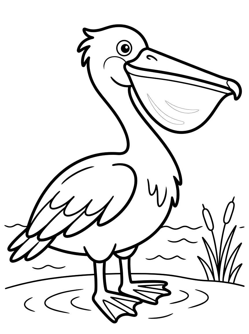 Drawing Pelican Free