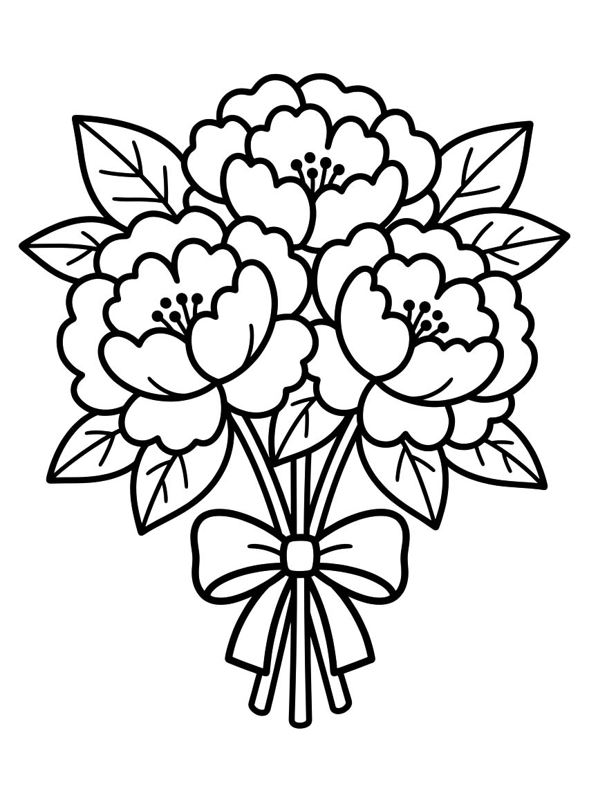 Drawing Peony Free