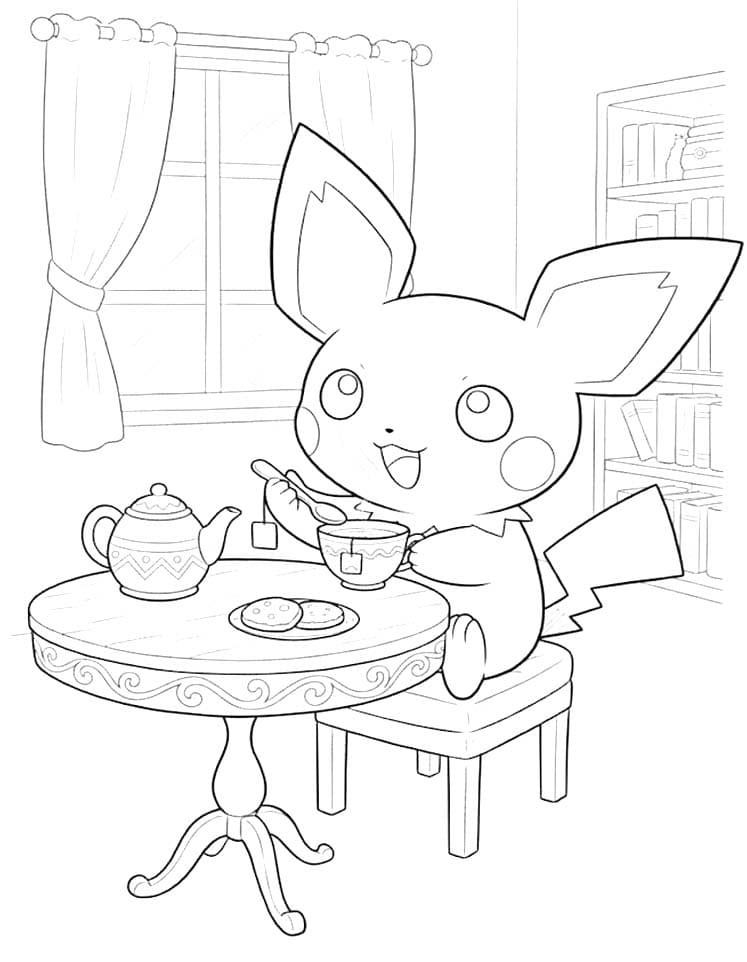Drawing Pichu Easy