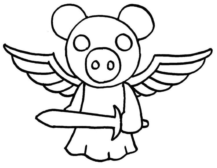 Drawing Piggy Roblox Free Printable