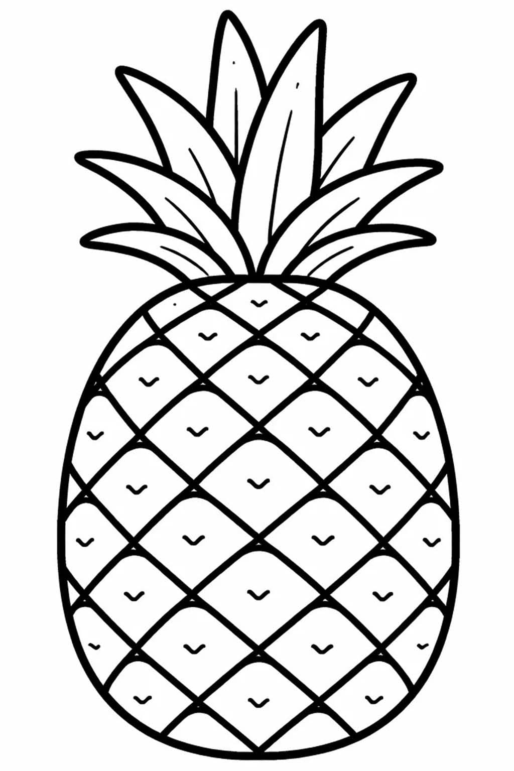 Drawing Pineapple Free