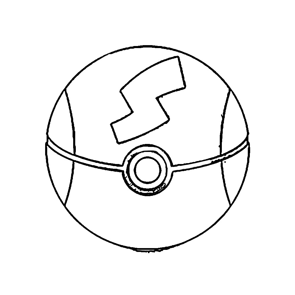Drawing Pokeball Free