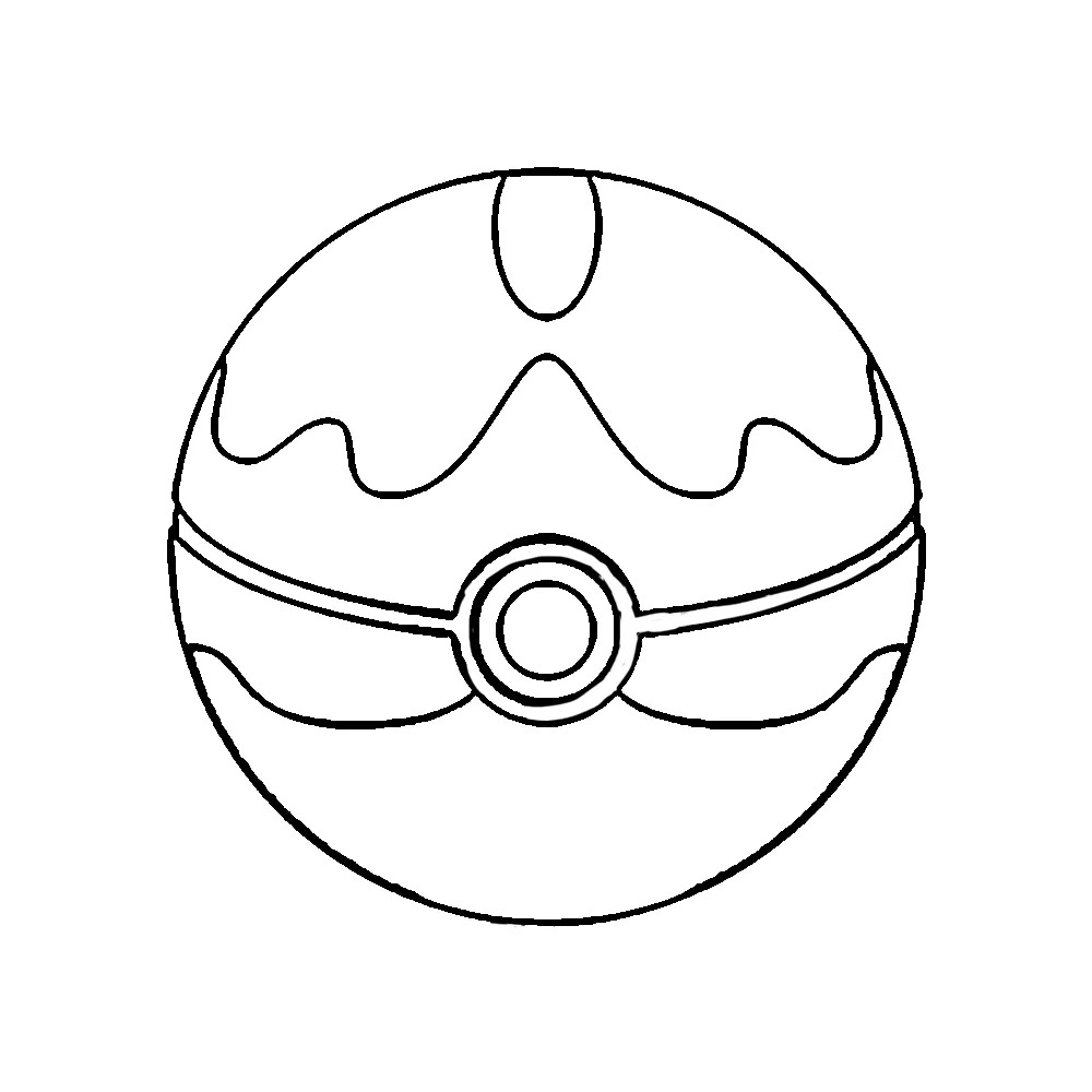 Drawing Pokeball