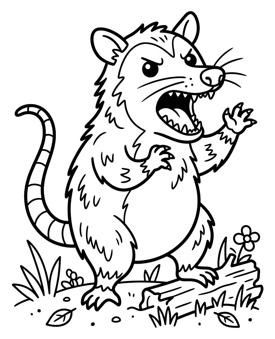 Drawing Possum Easy