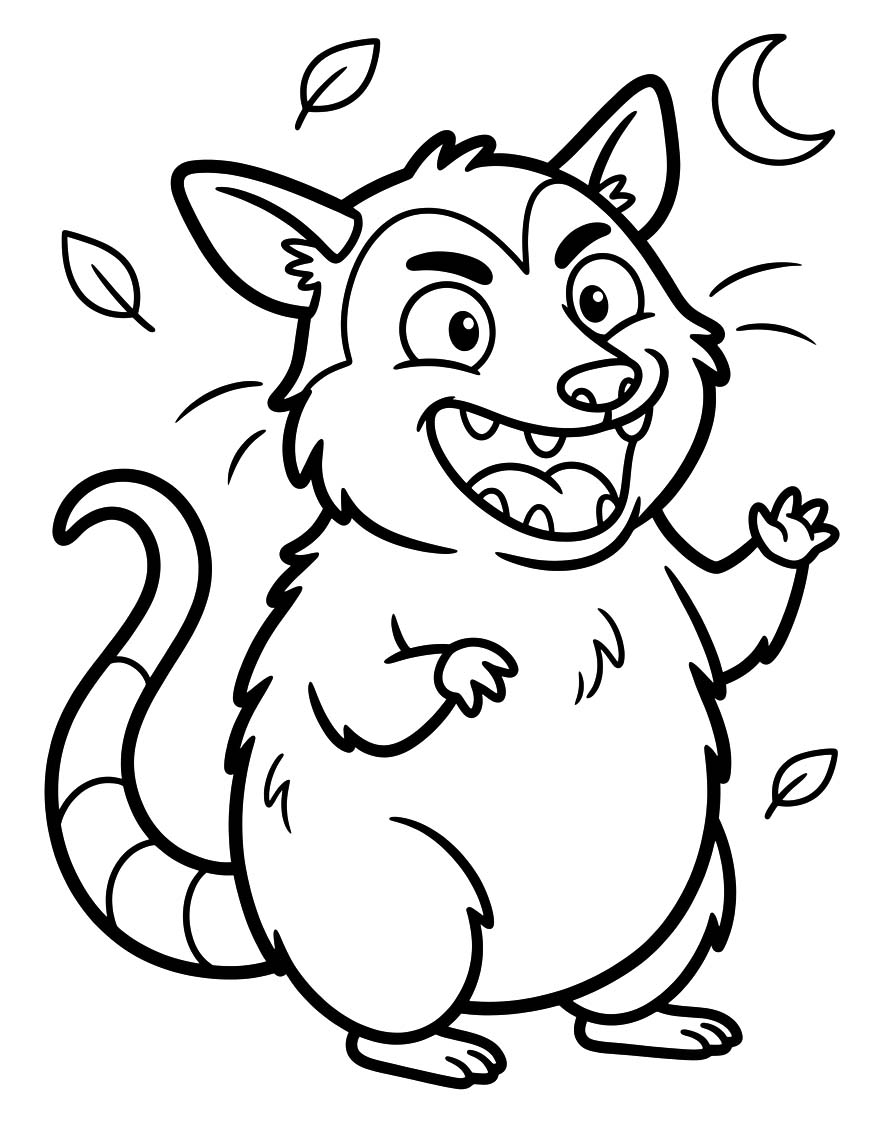 Drawing Possum Simple