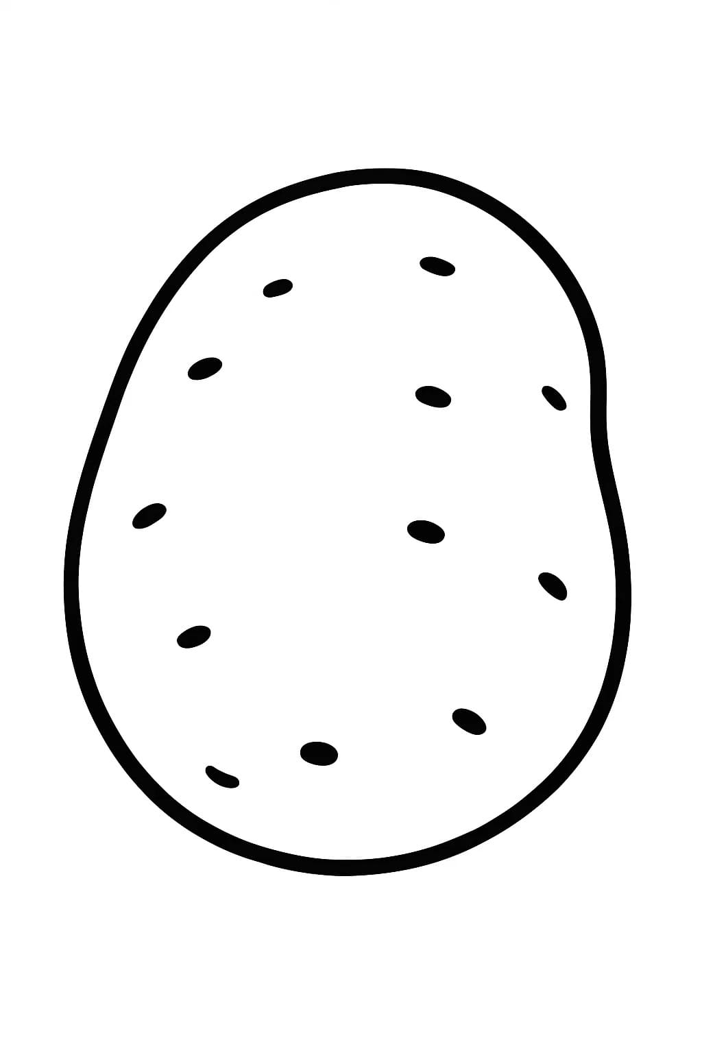 Drawing Potatoes free